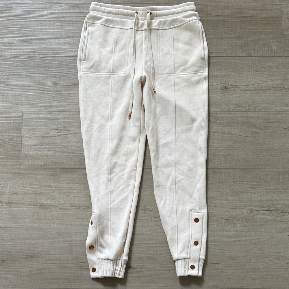 Saturday Sunday by Anthropologie - Dylan Cropped Joggers - Cream - XXS